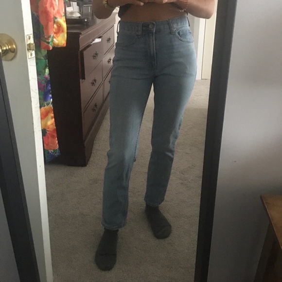 Everlane cheeky straight sky blue size 24 - Picture 8 of 8